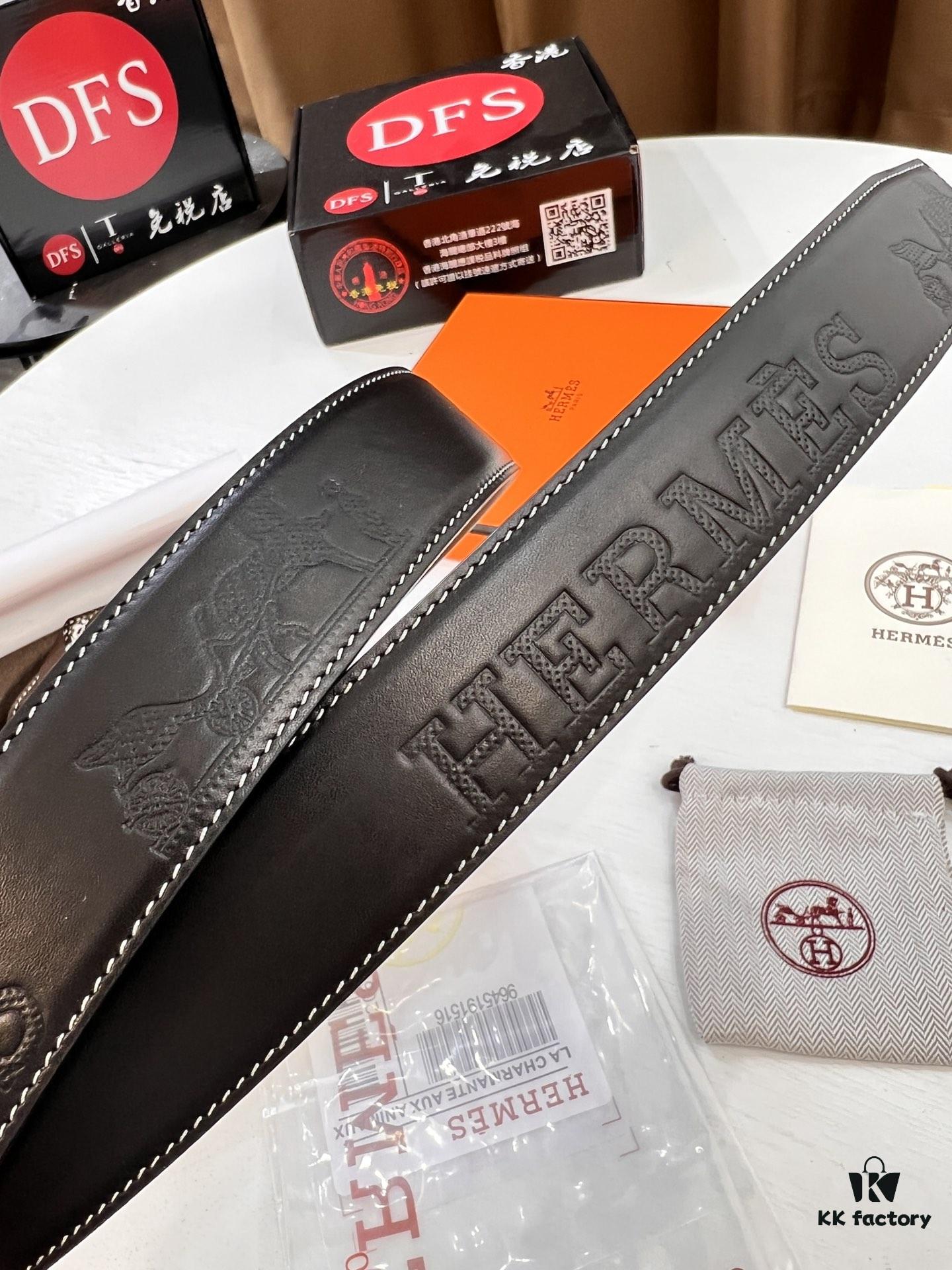 693201383a89a121ed550408 Hermes HH Original Order, Italian Imported Top-Grade Calfskin Automatic Belt