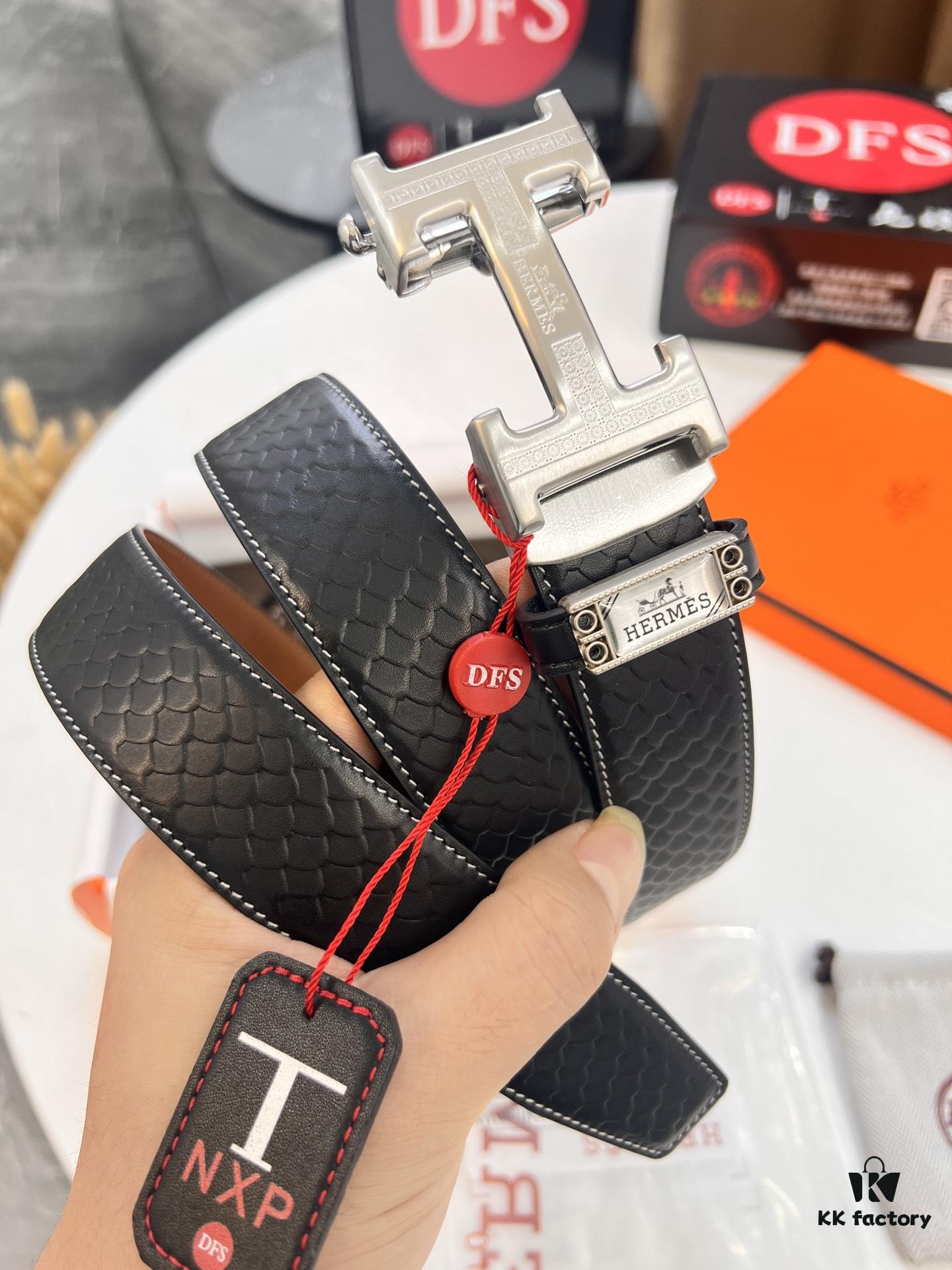 693201383a89a121ed55040e Hermès HH Original Factory Direct. Hong Kong Duty-Free T Gift Box 🎁 (NXP Hangtag with Verifiable Online Authentication, Genuine Anti-Counterfeit Chip). Authentic Mold Design, Stainless Steel H Buckle, Automatic Closure Hardware: Top-Tier Belt Suitable for Authentication
