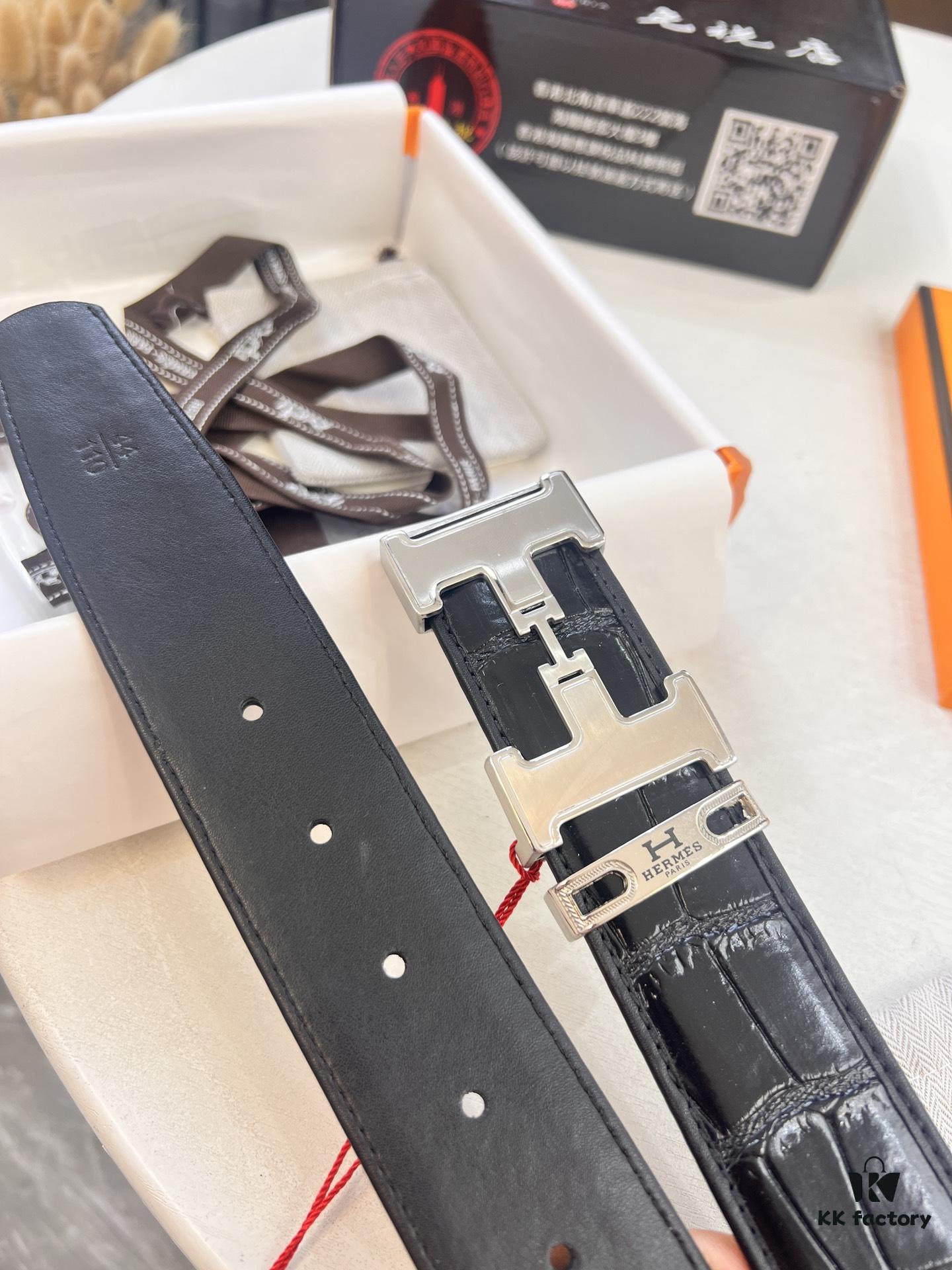 693201393a89a121ed550415 Top-Grade Original Belt, Hong Kong Duty-Free T Gift Box (NXP Tag with Anti-Counterfeit Chip Recognizable on Official Website)