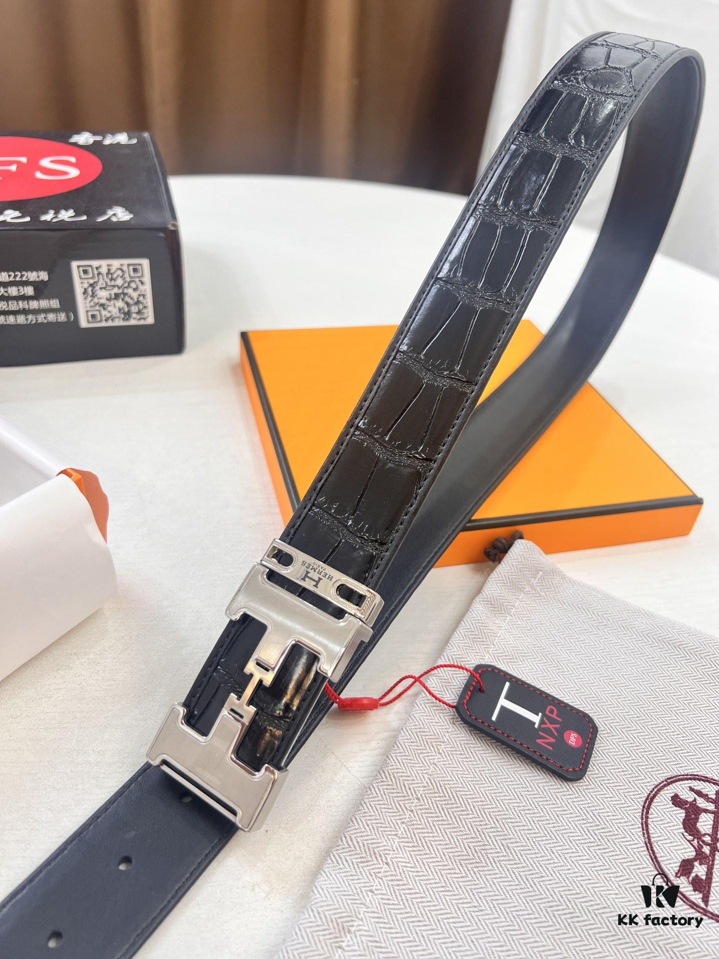 693201393a89a121ed550417 Top-Grade Original Belt, Hong Kong Duty-Free T Gift Box (NXP Tag with Anti-Counterfeit Chip Recognizable on Official Website)