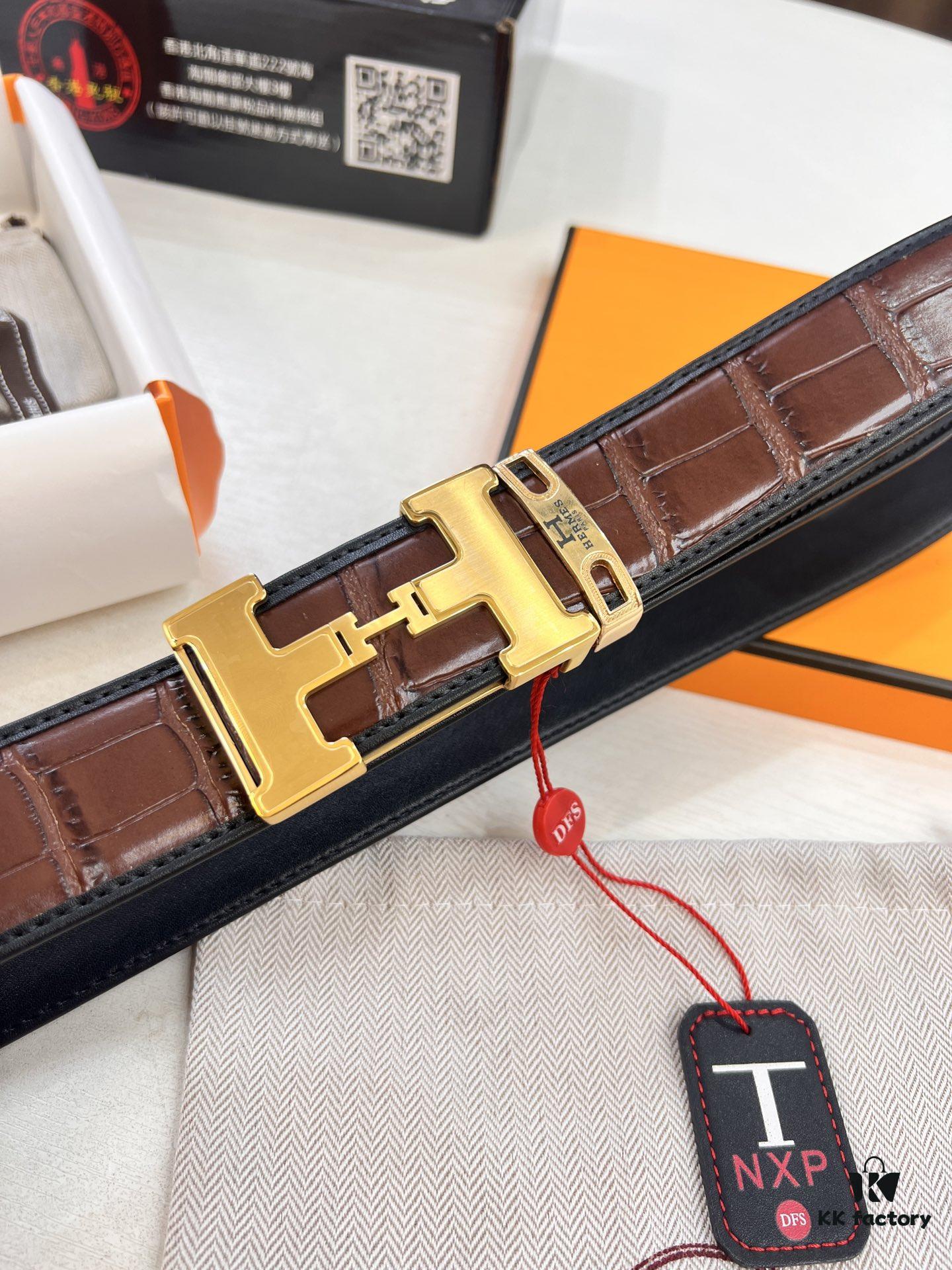 693201393a89a121ed55041b Top-Grade Original Belt, Hong Kong Duty-Free T Gift Box (NXP Hang Tag with Authenticity Chip Recognizable on Official Website)