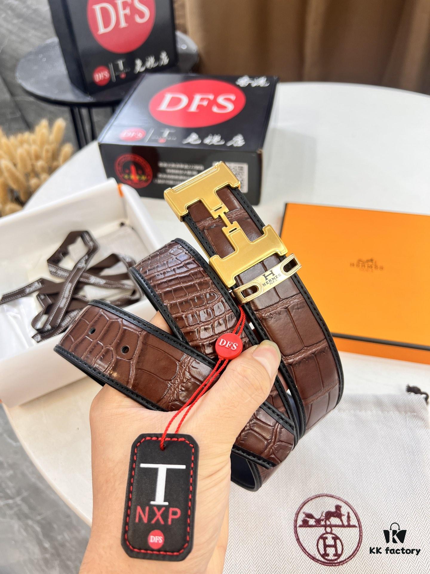 693201393a89a121ed55041c Top-Grade Original Belt, Hong Kong Duty-Free T Gift Box (NXP Hang Tag with Authenticity Chip Recognizable on Official Website)