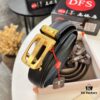 Hermès HH Original Factory Order Men's Leather Belt - Italian Imported Top Grain Calfskin, Automatic Buckle, 3.5cm Width