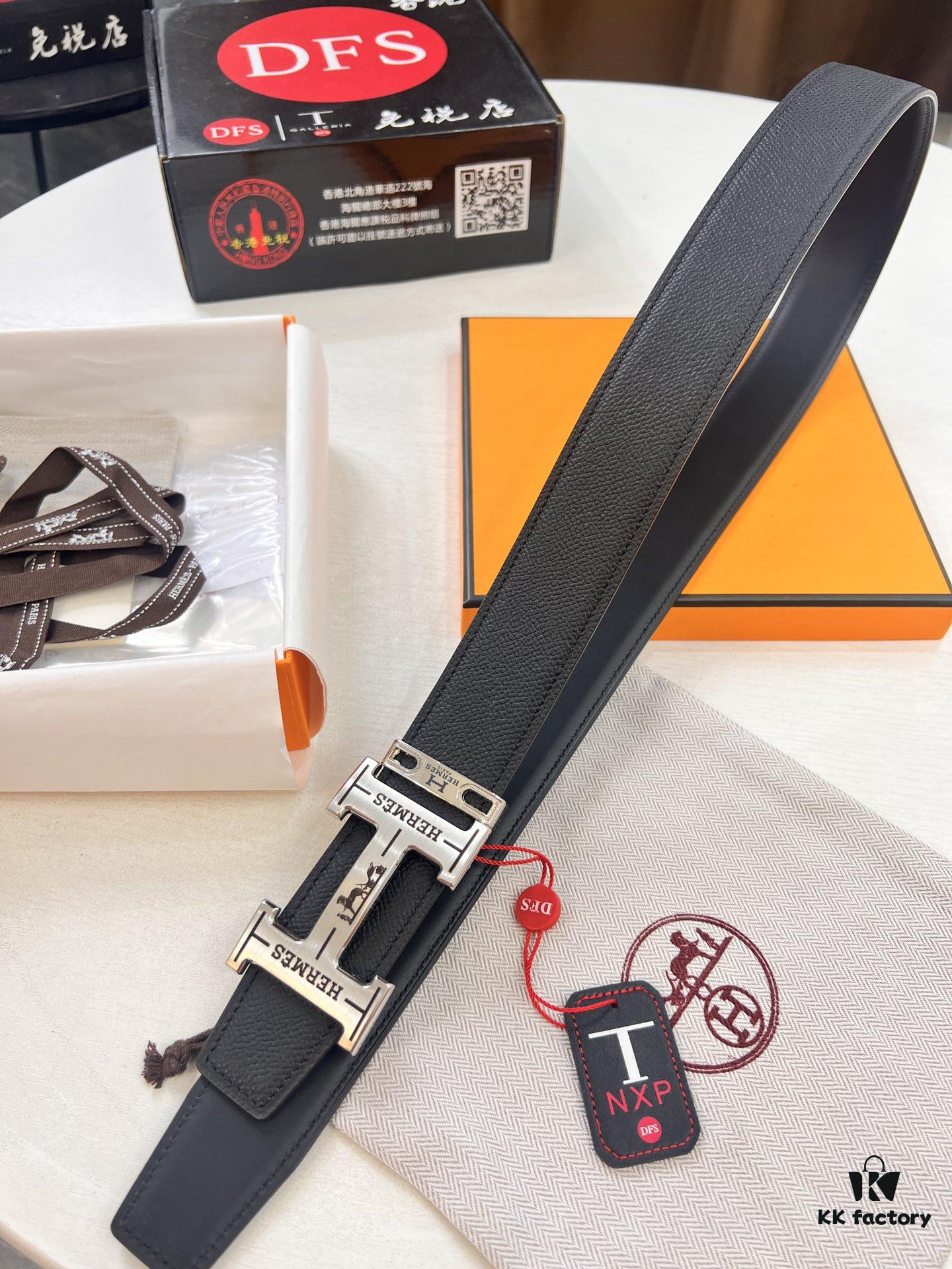 6932013c3a89a121ed55043a Arrival 🎺🎺 Real Shot Hermes H Belt, ZP Mold Made, H Electroplated Pattern Stainless Steel Hardware, Original Grain Leather, Reversible Double-Sided Use, Full-Grain Cowhide, 3.8cm Width