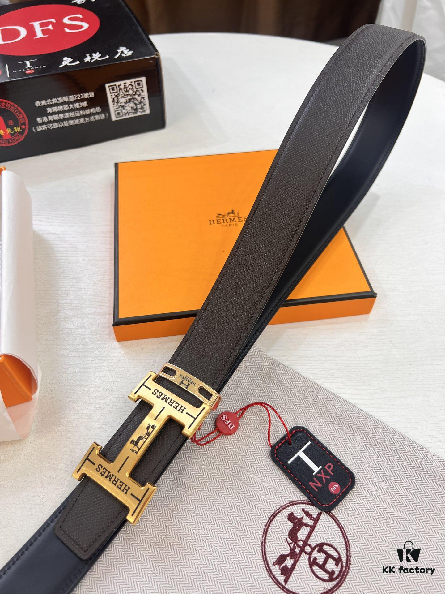 6932013d3a89a121ed550448 Arrival 🎺🎺 Real Photo, Hermès H Belt, ZP Mold Made, H Electroplated Pattern Stainless Steel Hardware, Original Factory Palm Grain Leather, Double-Sided Use, Top Layer Cowhide, 3.8cm Width
