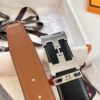6932013e3a89a121ed55045b Hermès Men's Belt, Top Grain Calfskin, 3.8cm Width, Steel Hardware, Gift-Ready