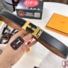 6932013f3a89a121ed550460 Hermès Men's Belt, Top-Grain Calfskin, 3.8cm Width, Steel Hardware, Yellow-Tan with Fine Texture