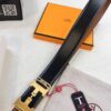6932013f3a89a121ed550466 Hermès Men's Belt, Top-Grain Calfskin, 3.8cm Width, Steel Hardware, Yellow-Tan with Fine Texture