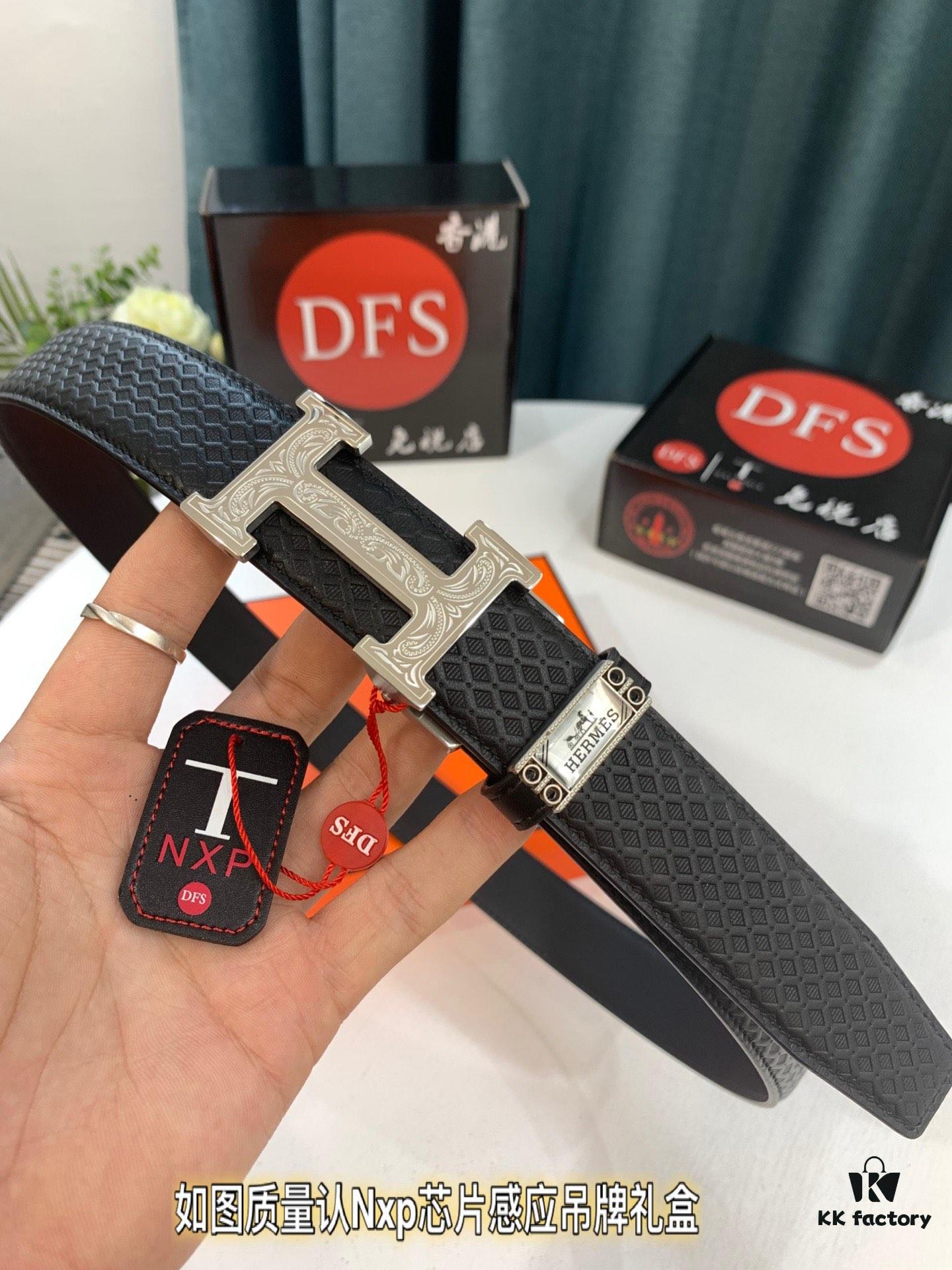 6932013f3a89a121ed550467 Hermès HH Original Factory Direct. Hong Kong Duty-Free T Gift Box 🎁 (NXP Hangtag with Authentic Website Recognition, Genuine Anti-Counterfeit Chip) | Premium Automatic Buckle Strap | Italian Imported Full-Grain Calfskin Leather | 3.5cm Width | High-Fidelity Real Photos & Videos