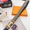 Arrival of Hermès H Belt, ZP Mould, Electroplated Stainless Steel Hardware, Unisex, Genuine Cowhide Leather, Double-Sided Use, 3.2cm Width
