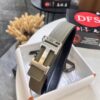 693201423a89a121ed550488 Hermès H Belt, ZP Mold Made, Electroplated Stainless Steel Hardware, Unisex, Genuine Palm Grain Leather, Reversible, Full-Grain Cowhide, 3.2cm Width