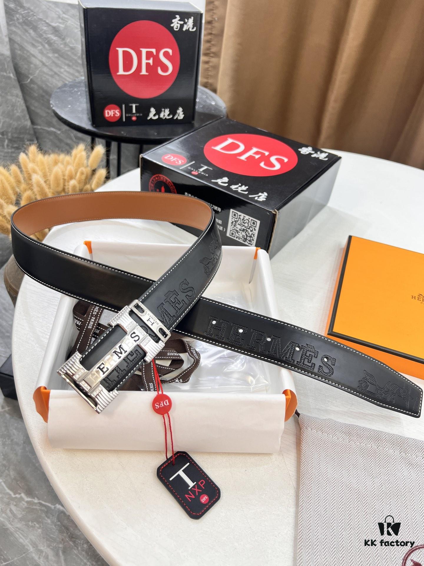 693201423a89a121ed55048f Hermès H Belt, New Arrival, Stainless Steel Inlaid Brick H Buckle, ZP Synchronized Engraved Logo, Top-Quality Full-Grain Calfskin Leather