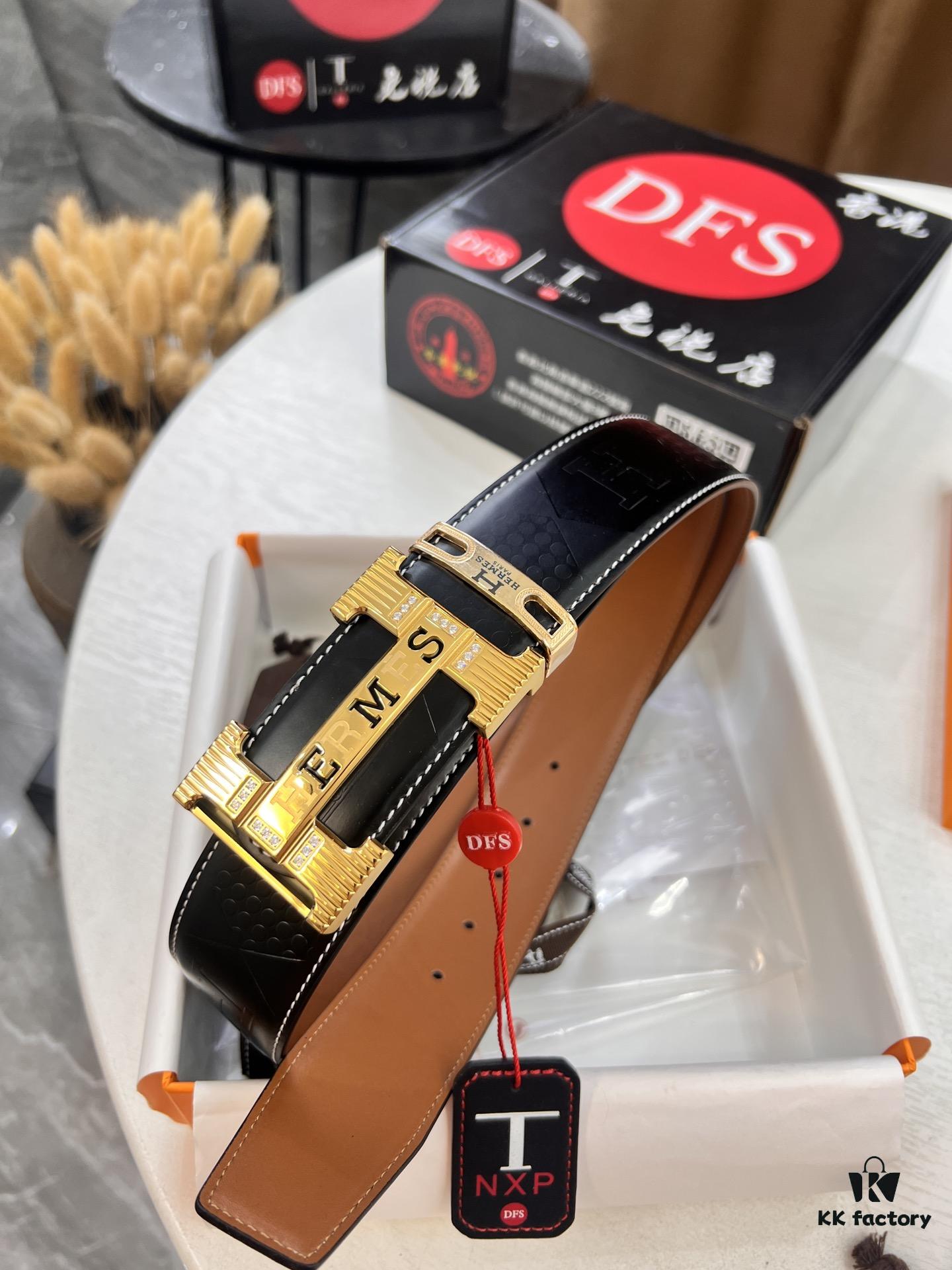 693201433a89a121ed550495 Hermès H Belt, New Arrival with Paved Steel H Buckle, Full Grain Cowhide Leather, 3.8cm Width, Top Quality