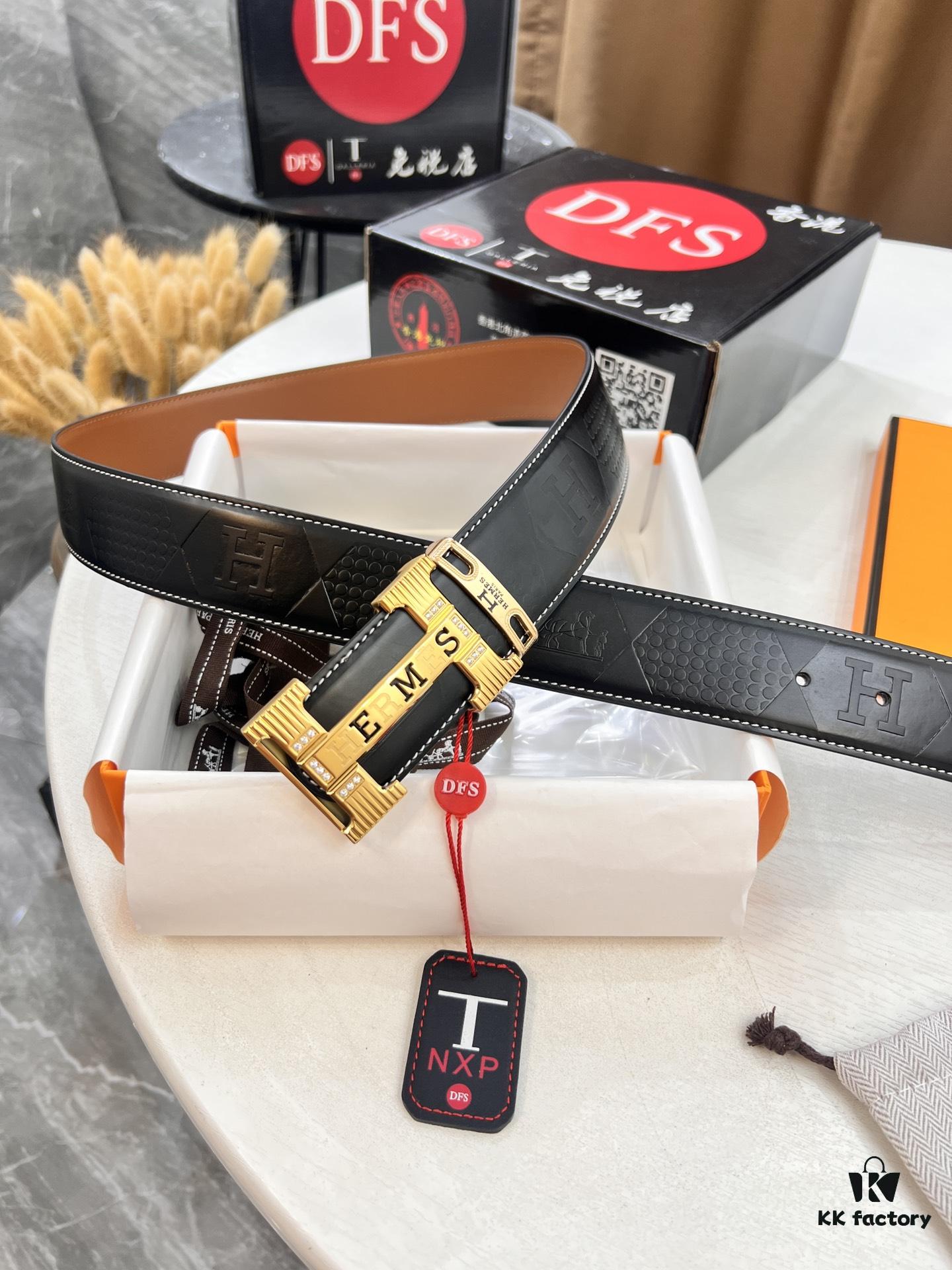 693201433a89a121ed550496 Hermès H Belt, New Arrival with Paved Steel H Buckle, Full Grain Cowhide Leather, 3.8cm Width, Top Quality