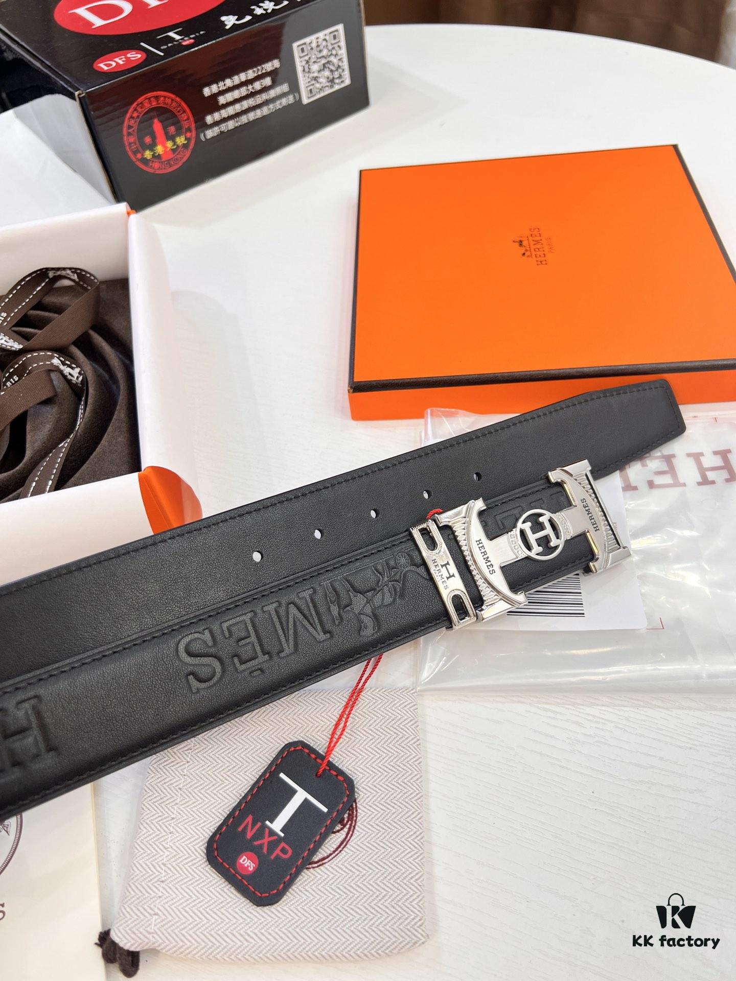 693201443a89a121ed5504a1 Arrival 🎺🎺 Real Product Shot, Hermes Men's Belt New Style with Diamond-Inlaid Letters and Hidden Buckle, ZP-Synchronized Steel Engraved Logo