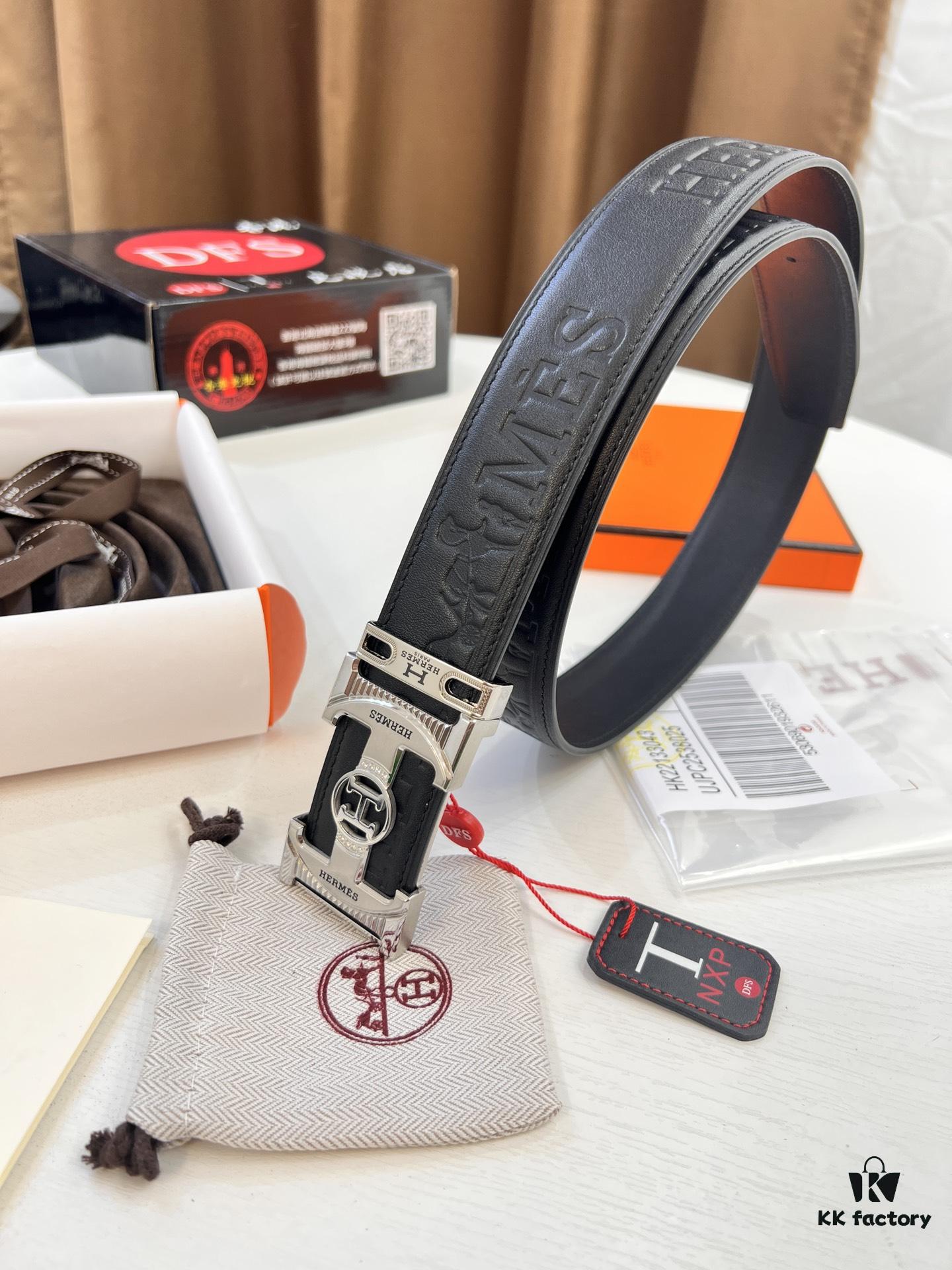 693201443a89a121ed5504a5 Arrival 🎺🎺 Real Product Shot, Hermes Men's Belt New Style with Diamond-Inlaid Letters and Hidden Buckle, ZP-Synchronized Steel Engraved Logo