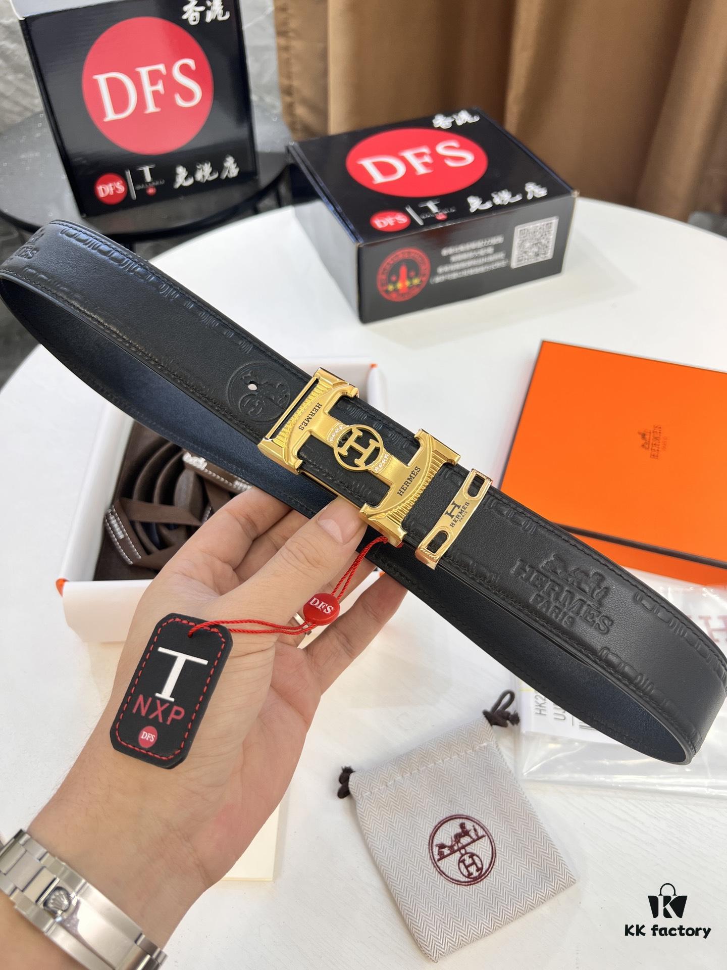693201443a89a121ed5504a7 Arrival 🎺🎺 Real Photo, Hermes Men's Belt, New Style with Diamond-Embedded Letters and Inner Buckle, ZP-Synchronized Steel Logo
