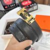 693201443a89a121ed5504a9 Arrival 🎺🎺 Real Photo, Hermes Men's Belt, New Style with Diamond-Embedded Letters and Inner Buckle, ZP-Synchronized Steel Logo