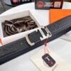 693201453a89a121ed5504af Hermès (Men's) Belt, Top-Grade Imported Embossed Horsehead Full-Grain Leather, Fine Grain Calfskin, Steel Hardware with Inner Letters, Width 3.8cm