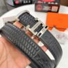 693201453a89a121ed5504b1 Hermès (Men's) Belt, Top-Grade Imported Embossed Horsehead Full-Grain Leather, Fine Grain Calfskin, Steel Hardware with Inner Letters, Width 3.8cm