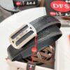 693201463a89a121ed5504c2 Hermès Men's Belt, Top Grain Calfskin Leather, 3.8cm Width, Stainless Steel Hardware, Adjustable Length, Gift-Ready