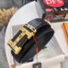 Hermès H Belt, New Arrival, Stainless Steel H Buckle with Paved Stones, ZP Synchronized Engraved Logo, Genuine Imported Top Layer Cowhide Leather