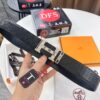 693201493a89a121ed5504e0 Hermès H Belt, New Arrival with Paved Steel H Buckle, Full Grain Cowhide Leather, 3.8cm Width, Imported Horsehead Leather, ZP-Synchronized Engraved Logo