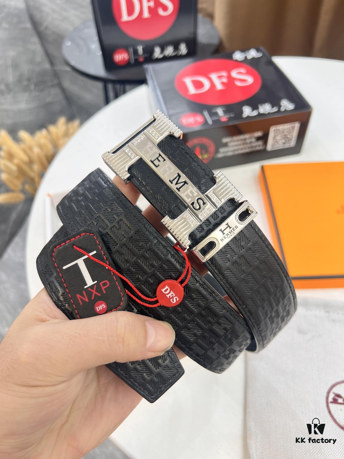 693201493a89a121ed5504e2 Hermès H Belt, New Arrival with Paved Steel H Buckle, Full Grain Cowhide Leather, 3.8cm Width, Imported Horsehead Leather, ZP-Synchronized Engraved Logo