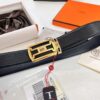 693201493a89a121ed5504e8 Hermès Men's Belt, New H-Logo Inside-Out Buckle, Dual-Sided Use, Imported Embossed Elephant Grain Full-Grain Leather, 3.8cm Width, Top-Tier Quality with NXP Anti-Counterfeit Chip