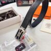 6932014a3a89a121ed5504f1 Hermès Men's Belt, New H-Logo Inside Buckle, Reversible Design, Imported Embossed Elephant Grain Full-Grain Leather, 3.8cm Width, Top-Tier Quality with NXP Anti-Counterfeit Chip