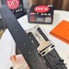 6932014a3a89a121ed5504f6 Hermès Men's Belt, Genuine Top-Layer Calfskin Leather, 3.8cm Width, Steel Hardware with Internal Logo, Custom Length