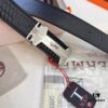 6932014a3a89a121ed5504f8 Hermès Men's Belt, Genuine Top-Layer Calfskin Leather, 3.8cm Width, Steel Hardware with Internal Logo, Custom Length