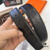 6932014b3a89a121ed550500 Hermès Men's Belt, Top Grain Cowhide with Engraved H Logo Buckle, 3.8cm Width, Adjustable Length, Genuine Leather Gift Boxed