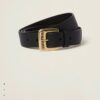 6932014c3a89a121ed550511 Sanya Tax-Free Genuine Latest Gift Box Packaging Miu Miu High-End Women's Leather Belt 3.0cm Width