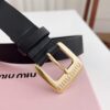 6932014d3a89a121ed550514 Sanya Tax-Free Genuine Latest Gift Box Packaging Miu Miu High-End Women's Leather Belt 3.0cm Width
