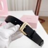 6932014d3a89a121ed550516 Sanya Tax-Free Genuine Latest Gift Box Packaging Miu Miu High-End Women's Leather Belt 3.0cm Width