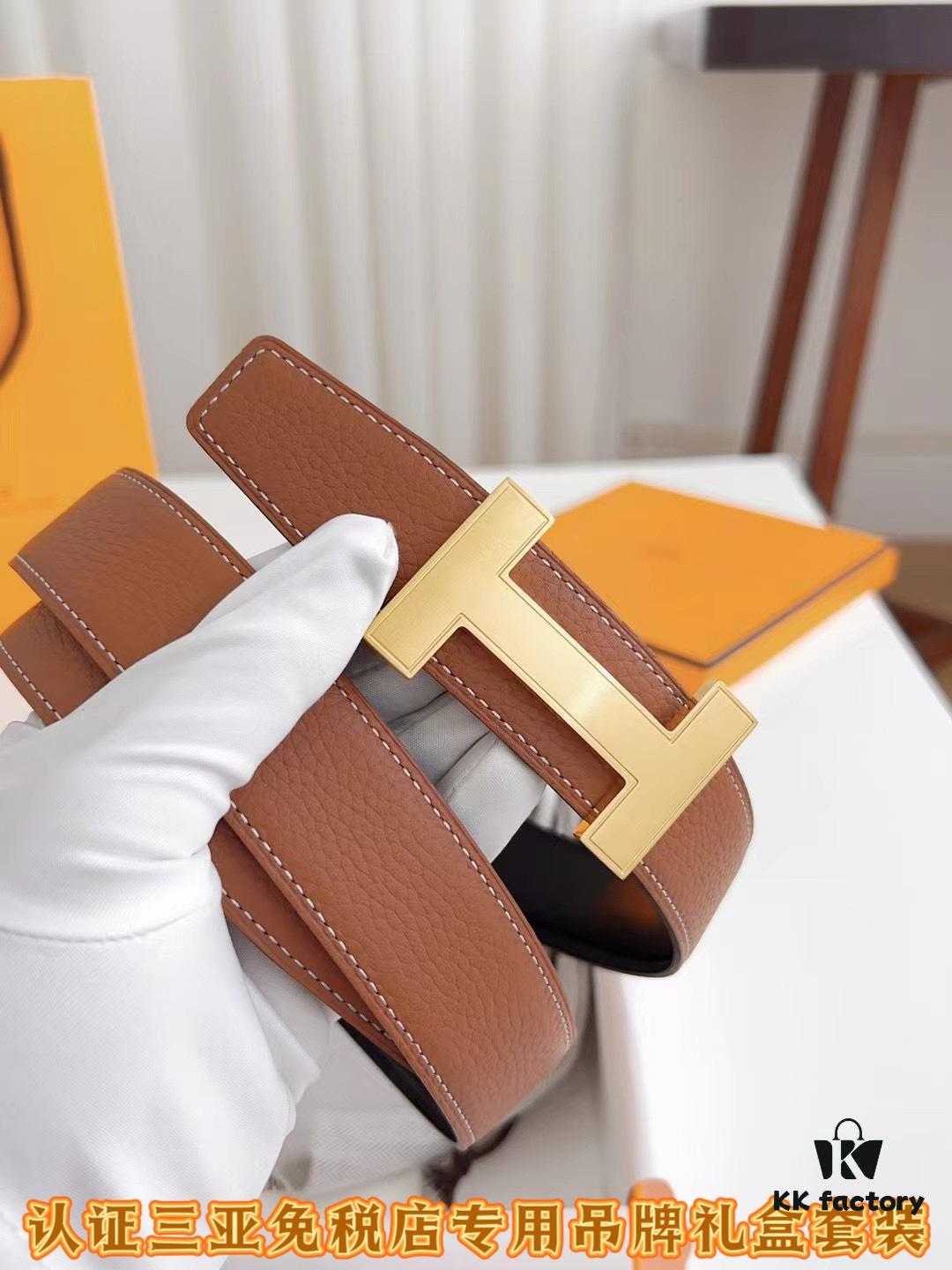 6932014d3a89a121ed55051c Sanya Duty-Free Authentic Grade Latest Gift Box Packaging: Hermès Belt, Extremely Soft
