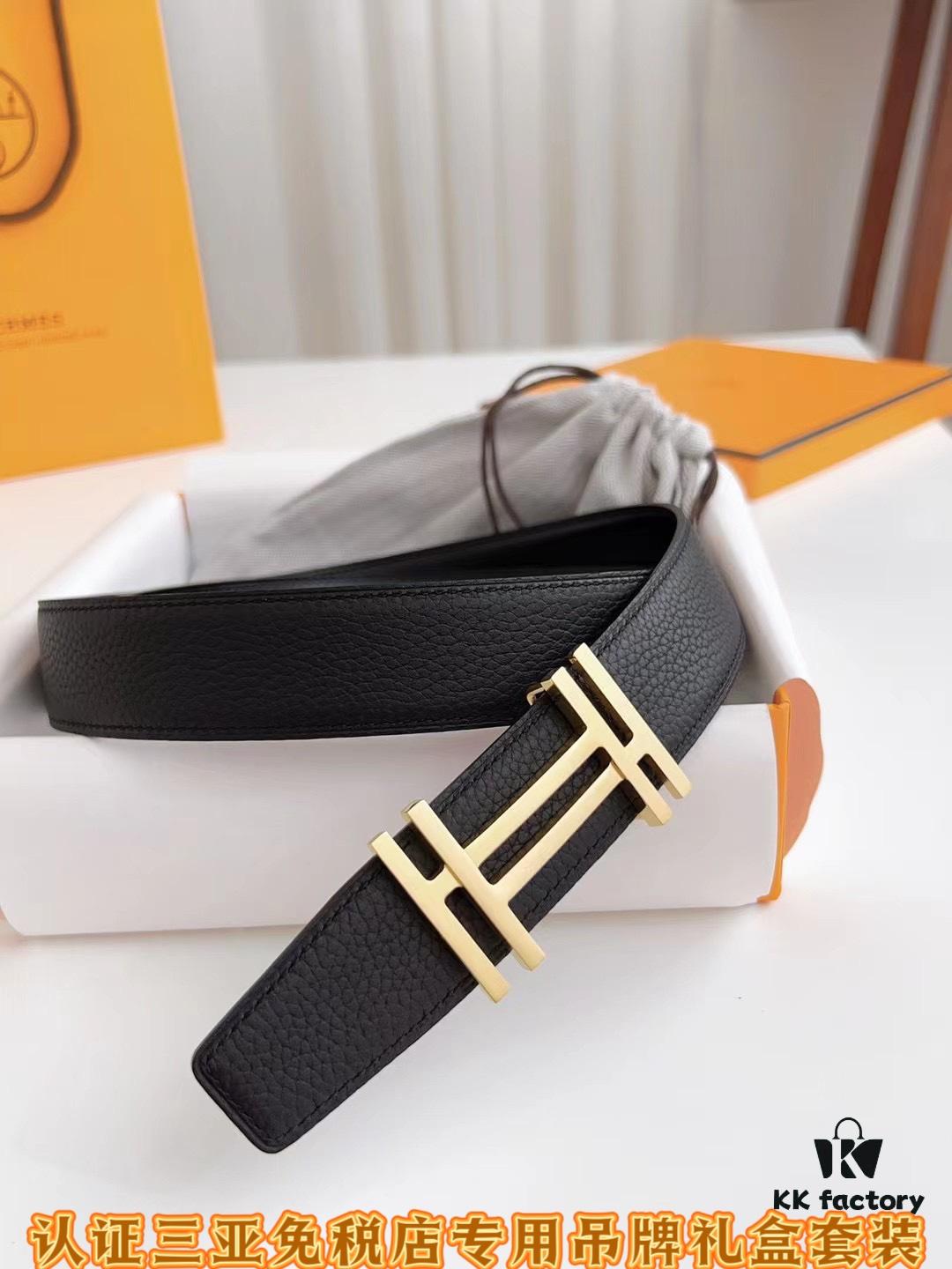 6932014e3a89a121ed550523 Sanya Tax-Free Genuine Hermes Latest Gift Box Packaging: Double-Sided Imported T-Pattern Calfskin Belt, 3.8cm Width, Fine Craftsmanship, High-Quality, Stainless Steel Buckle (Multiple Styles Available), Size 100-125cm, Full Set Packaging