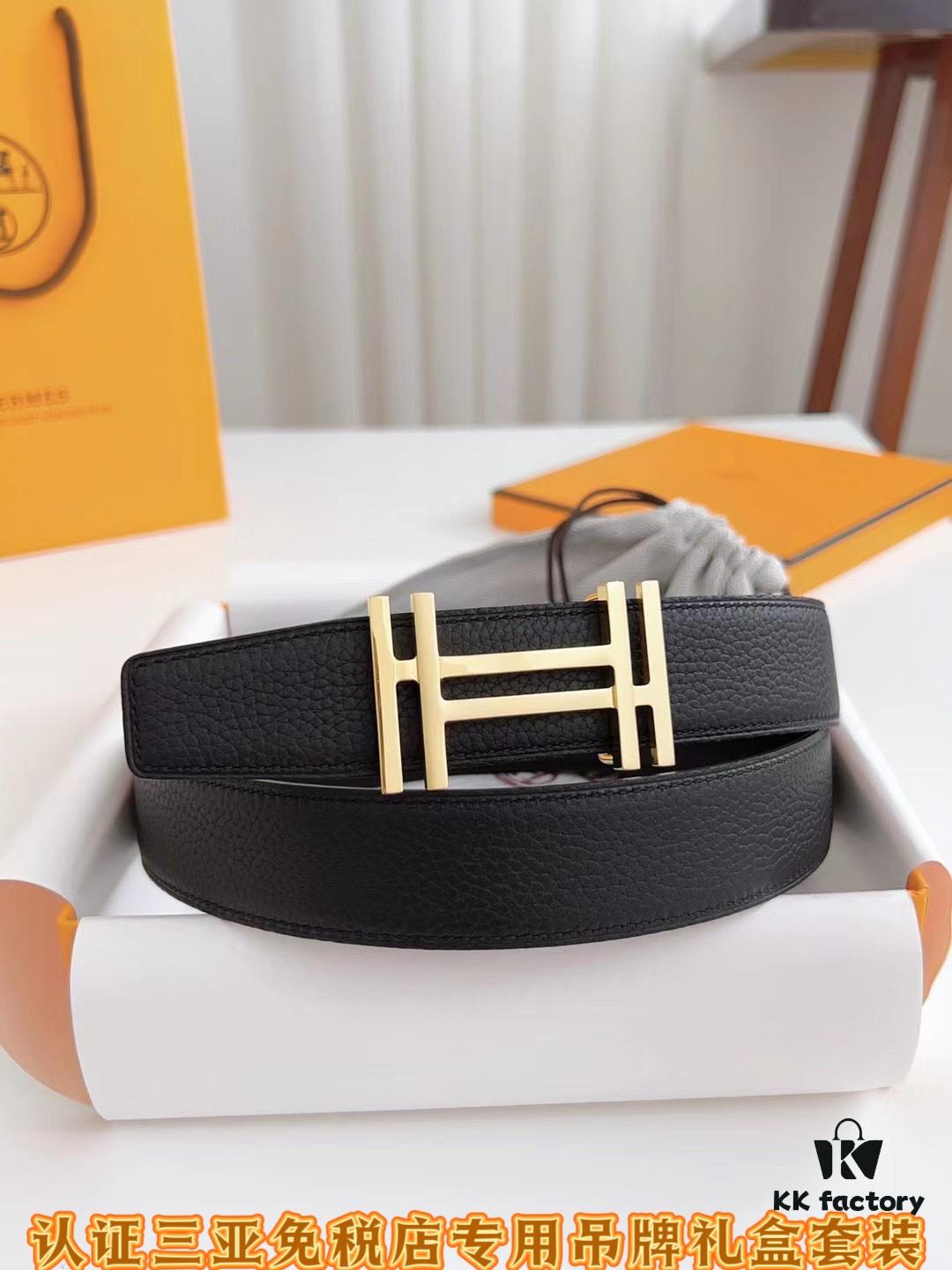 6932014e3a89a121ed550524 Sanya Tax-Free Genuine Hermes Latest Gift Box Packaging: Double-Sided Imported T-Pattern Calfskin Belt, 3.8cm Width, Fine Craftsmanship, High-Quality, Stainless Steel Buckle (Multiple Styles Available), Size 100-125cm, Full Set Packaging
