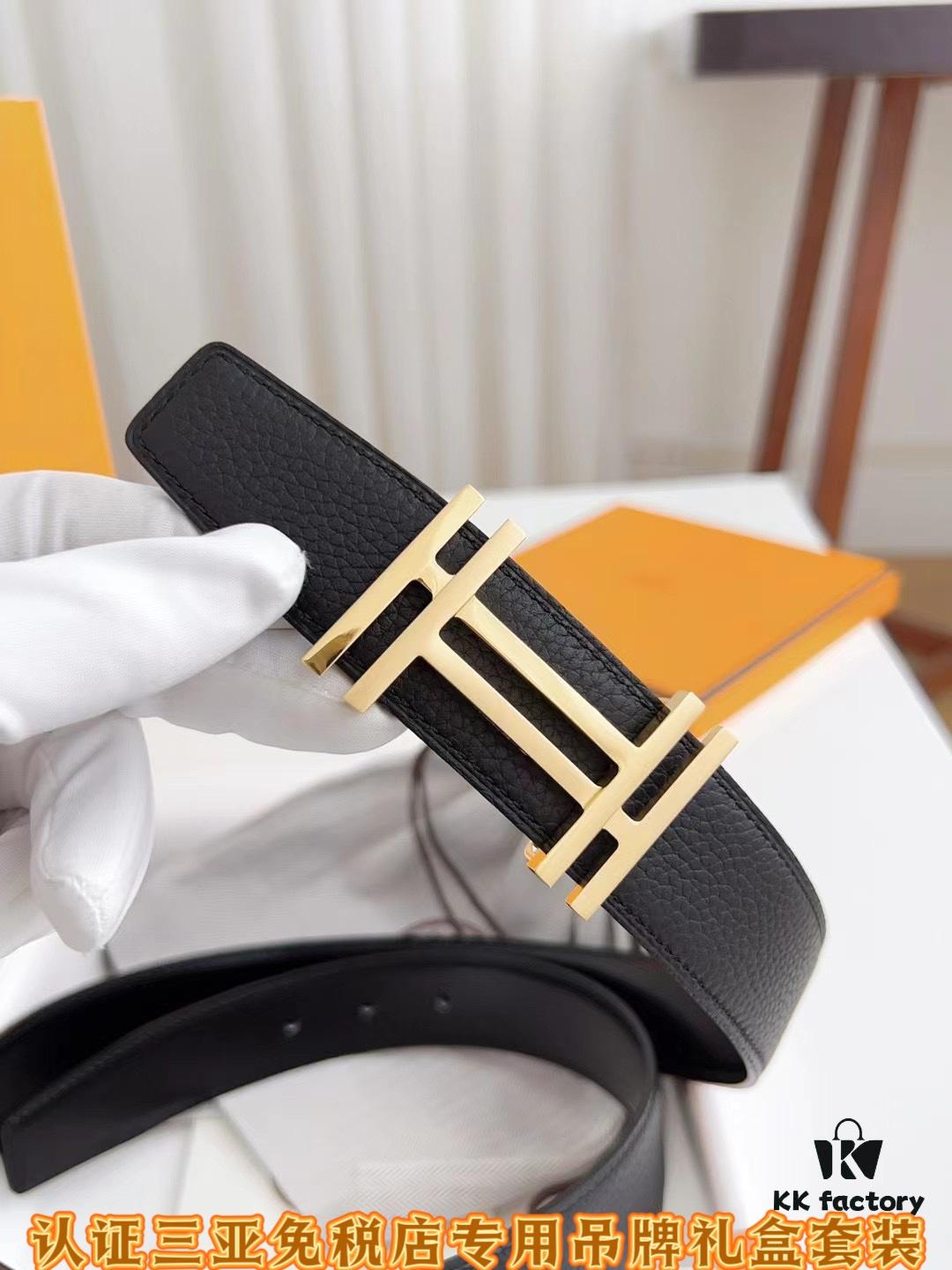 6932014e3a89a121ed550526 Sanya Tax-Free Genuine Hermes Latest Gift Box Packaging: Double-Sided Imported T-Pattern Calfskin Belt, 3.8cm Width, Fine Craftsmanship, High-Quality, Stainless Steel Buckle (Multiple Styles Available), Size 100-125cm, Full Set Packaging