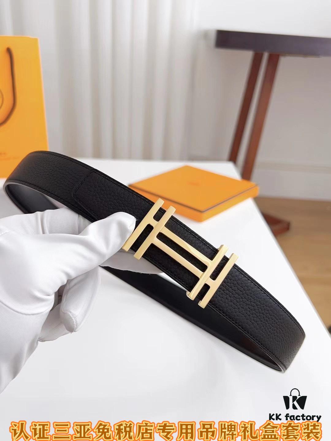 6932014e3a89a121ed550529 Sanya Tax-Free Genuine Hermes Latest Gift Box Packaging: Double-Sided Imported T-Pattern Calfskin Belt, 3.8cm Width, Fine Craftsmanship, High-Quality, Stainless Steel Buckle (Multiple Styles Available), Size 100-125cm, Full Set Packaging