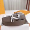 Sanya Duty-Free Genuine Grade Latest Gift Box Packaging: Hermes - Extremely Soft, 3.8cm Width (Authentic Specification), Two-Sided Imported T-Pattern Calfskin Leather