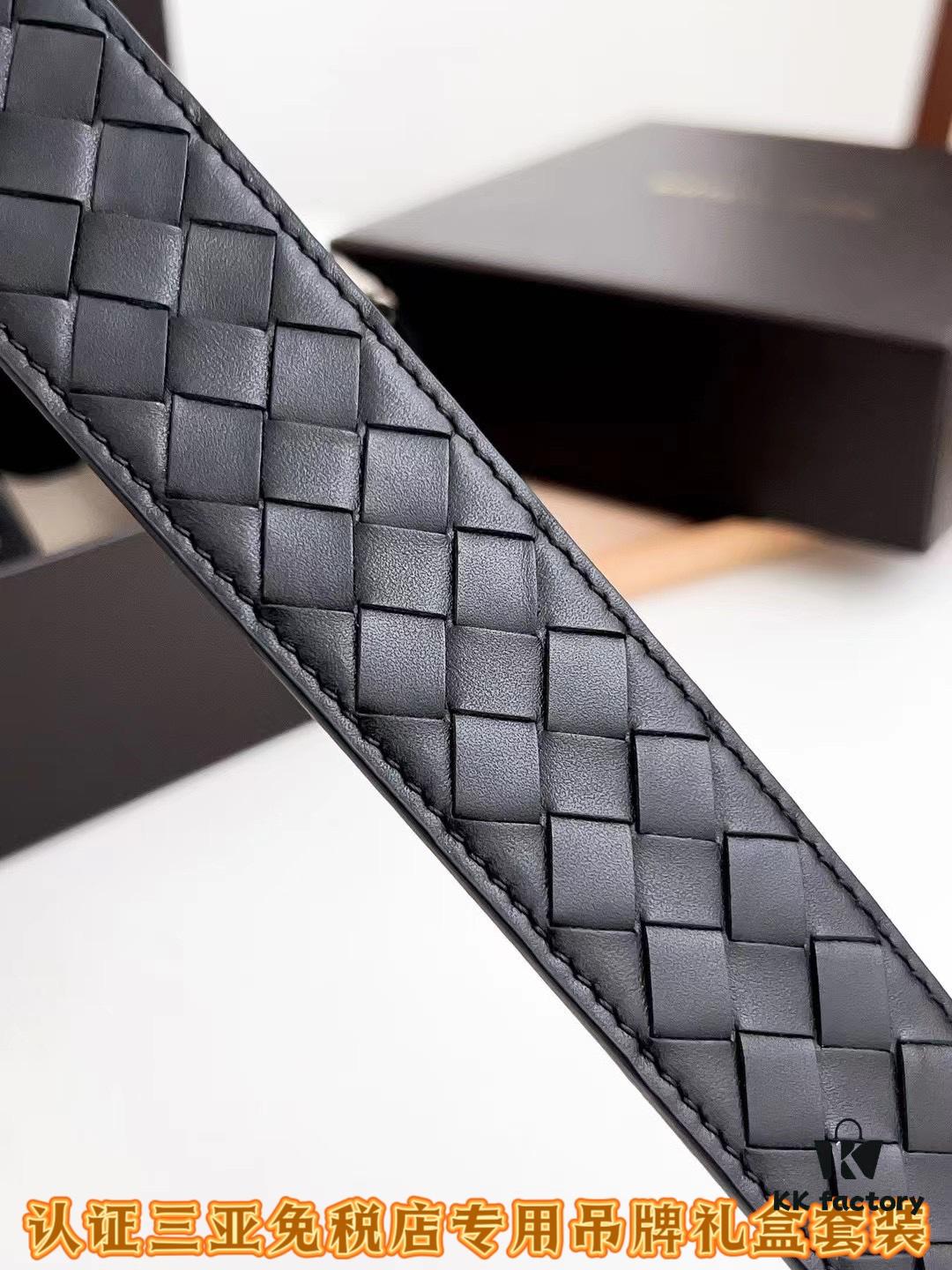 693201513a89a121ed550549 Sanya Tax-Free Authentic-Level Latest Gift Box Packaging: BV Classic Style High-Quality Belt, 35mm Width, Original Order Quality
