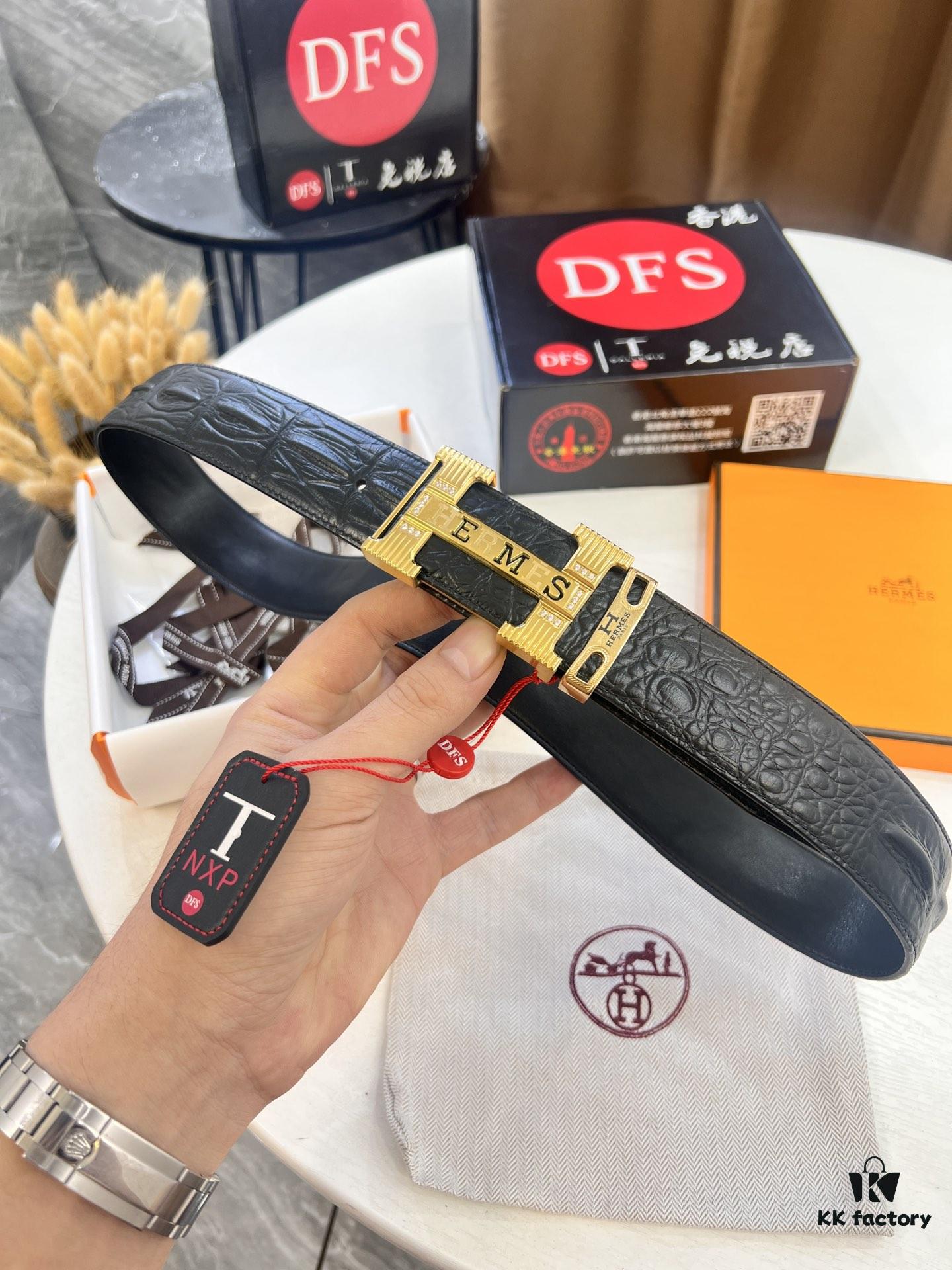 693201513a89a121ed55054f Hermès H Belt, New Arrival, Stainless Steel H Insert Buckle with Paved Bricks, ZP-Synchronized Engraved Logo