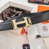693201523a89a121ed55055e Hermès Men's Belt, New Style Full Diamond H Letter Inside Buckle, Double-Sided Use, ZP Synchronized Steel Stamp Logo, Imported Elephant Grain Top Layer Cowhide, 3.8cm Width, High-End Quality