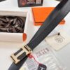 693201533a89a121ed550560 Hermès Men's Belt, New Style Full Diamond H Letter Inside Buckle, Double-Sided Use, ZP Synchronized Steel Stamp Logo, Imported Elephant Grain Top Layer Cowhide, 3.8cm Width, High-End Quality