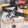 693201553a89a121ed55057e Hermès H Belt, Steel 'H' Buckle with Brick Inlay, Genuine Crocodile-Textured Top-Layer Calfskin, 3.8cm Width, Official Website Version, Includes NXP Anti-Counterfeit Chip