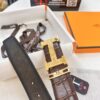 693201553a89a121ed550582 Hermès H Belt, Stainless Steel Inlaid H Buckle, Genuine Crocodile Pattern Top Layer Cowhide, 3.8cm Width, Official Website Style, Premium Quality