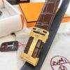 693201553a89a121ed550584 Hermès H Belt, Stainless Steel Inlaid H Buckle, Genuine Crocodile Pattern Top Layer Cowhide, 3.8cm Width, Official Website Style, Premium Quality