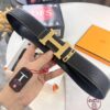 693201563a89a121ed55058e Arrival of Hermès Men's Belt, New H-Letter Interior Buckle, Dual-Sided Use, Imported Elephant Grain Full-Grain Calfskin, 3.8cm Width, Top Quality with NXP Chip Anti-Counterfeit Packaging